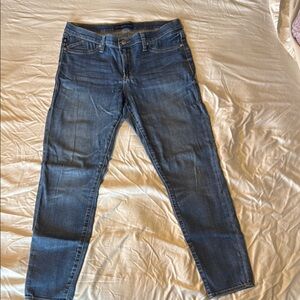 Rock & Republic Blue Skinny Jeans with Subtle Fading